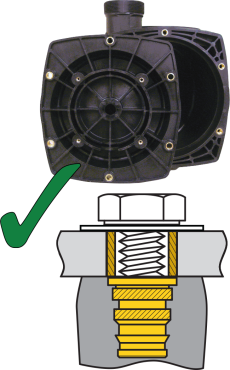 Montaje eficiente con Limitadores de compresión CL8000 e insertos de la serie INS20.