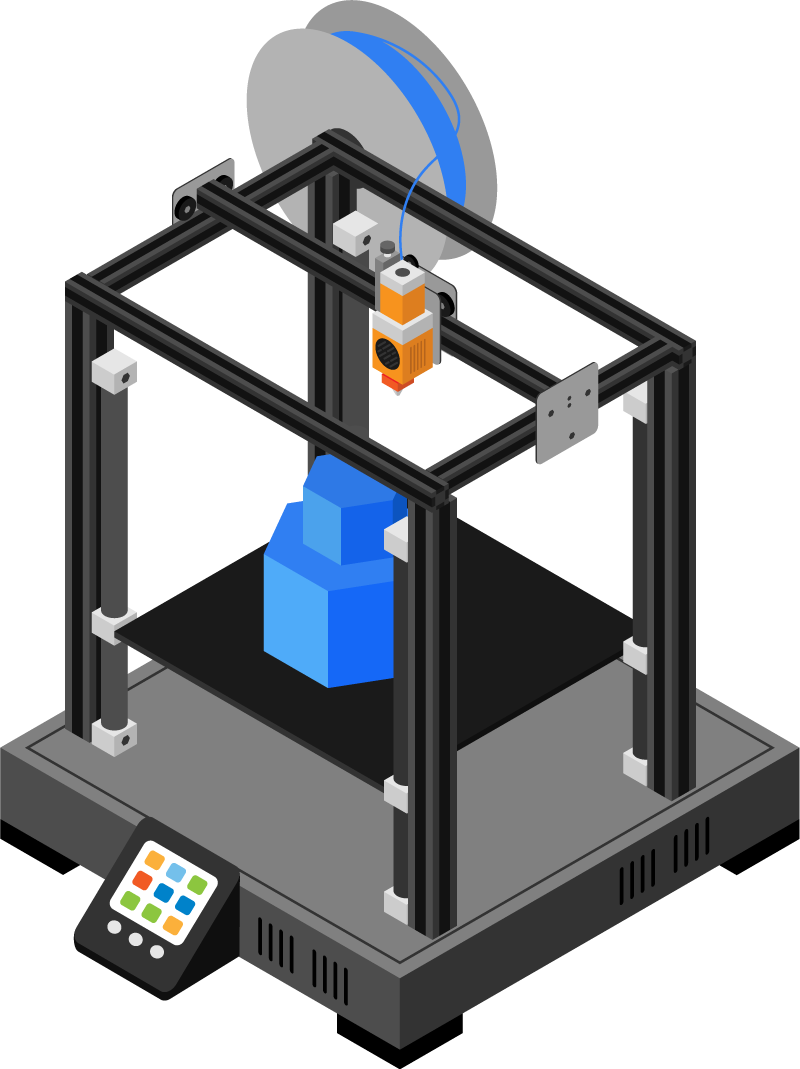 Figura 2: Tecnología de impresora FDM